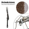 thumbnail image 3 of Tufting Gun Cut, Pile Needle Tufting Gun Cut Pile Needle Sturdy Durable Rustproof Metal Easy Mounting Pile Scissors for Carpet Tufting Tool Repair Replacement, 3 of 7