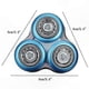 thumbnail image 2 of 2Pack S7000 Replacement Shaver Heads for SH70, S7010, S7310, S7350, S7370, S7510, S772, S7780 Models, 2 of 5
