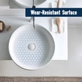thumbnail image 4 of 14 inch White Ceramic Bathroom Sink Round Countertop Sink Bathroom Wash Basin Dressing Table Sink, 4 of 6