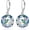 Hummingbird, variant on S925 Silver Phoenix/Cardinal Dangle Drop Leverback Earrings with Crystal from Austria, Christmas Birthday Jewelry Gifts for Women