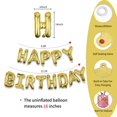 thumbnail image 2 of Guirnalda de Globos EHZCBHG 16" Colorida Feliz Cumpleaños, 2 of 7