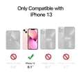 thumbnail image 2 of JETech Magnetic Case for iPhone 13 6.1-Inch Compatible with MagSafe, Translucent Matte Back Slim Shockproof Phone Cover (Pink), 2 of 6