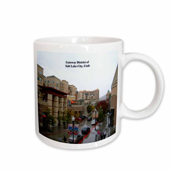 3drose, Gateway District of Salt Lake City, Utah, 15oz Mug