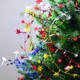 thumbnail image 2 of Decoraciones navideñas Guirnalda de estrellas Tinsel Estrellas Brace Adorno navideño alegre Fiesta de bodas Fiesta Festival Uso (Plata) Zhivalor  HQ-439, 2 of 2