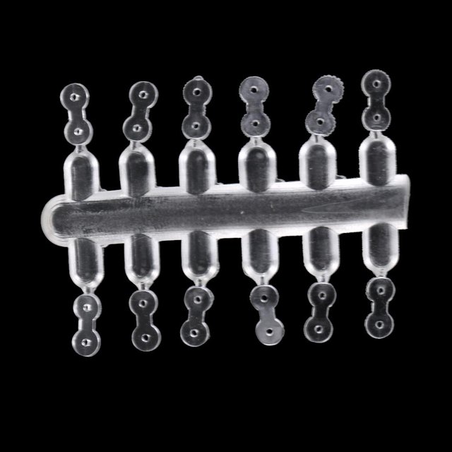 10 Unids Tapones de Boilie de Pesca de Carpa Baoblaze Aparejo de Pelo Doble Transparentes