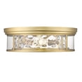 thumbnail image 6 of 493F4-BN-Z-Lite-Clarion - 4 Light Flush Mount In Transitional Style-6.25 Inches Tall and 20.75 Inches Wide-Brushed Nickel Finish, 6 of 7