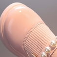 thumbnail image 5 of THDHVS Toddler Girl Dress Shoes,Shoes for Girls,Girls Beaded Mary Janes with Soft Construction and Breathable for Formal Occasion and Recitals Pink 4.5-5 Years, 5 of 5
