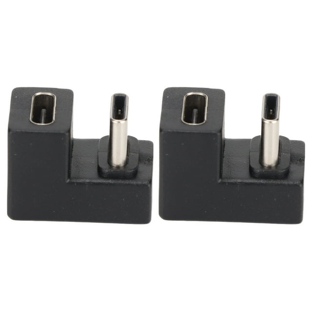 USB C Coupleur USBC, 2 Pcs Convertisseur Convertisseur USBC Degré Câble USBC Design de Nouvelle Génération