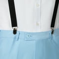 thumbnail image 5 of ETHAN Sky Blue 4 Piece Suit for Prom Simple Shirt Pant Tie Suspenders for Men Adjustable M, 5 of 7