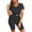Dark Gray, variant on Idoravan Women Sets Clothing Women Two Piece Outfits Biker Set Short Sleeve O-Neck T Shirt+High Waist Shorts
