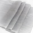 thumbnail image 4 of BalsaCircle 12" x 108" Silver Crinkled Accordion Taffeta Table Runner Party Events Linens, 4 of 8