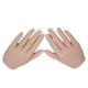 thumbnail image 1 of de exhibición de mano de maniquí de silicona pa , modelo de joyería pa uñas Piel blanca Colcomx Manos de práctica de uñas, 1 of 8
