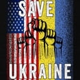 thumbnail image 2 of CafePress - Save Ukraine! America Supports U Maternity T Shirt - Maternity Dark T-Shirt, 2 of 3