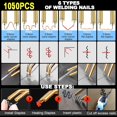 thumbnail image 3 of Plastic Welding Machine Car Bumper Repair Kit,hot Stapler kit,6Types 1050 Staples,Hot Staple Gun Plastic Welder&Flat/Outside Corner/Inside, 3 of 8