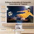 thumbnail image 4 of Magcubic Proyector HD Completo de 8K Compatible con 1080P Nativo, Proyector de Películas con Enfoque y Teclado Automático de 900 ANSI Lumenes con WiFi 6 y BT 5.4, Android 14, 4 of 13