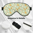 thumbnail image 4 of Fuzoiu Dog And Flower Print Sleep Masks,Eye Masks with Adjustable Strap for Sleeping,Night Eye Shade for Women Men,Eye Cover for Full Night's Sleep, Travel and Nap, 4 of 7