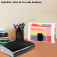 thumbnail image 5 of Mini Carpeta - Rainbow Color - A6 Mini 13 Grid Adepaton CPB-US-XD234, 5 of 5