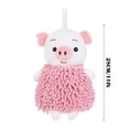 thumbnail image 3 of EGNMCR Cartoons Pig Hand Towel Toy Multi-Functional Cartoons Animals Hand Wipes Pig Creative hand, 3 of 6