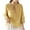 Yellow, variant on DDAPJ pyju Cotton Linen Shirts for Women Summer Trendy Boho Tops Lace Up Embroidered Peasant Blouses 3/4 Sleeve Casual Dressy Shirt Ventas Flash Hoy Beige M