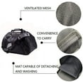 thumbnail image 3 of Dog Carrier and Cat Carrier, Pet Carrier Bag, Airline Approved Duffle Bags, Pet Travel Portable Bag Home for Little Dogs, Cats, and Puppies, Medium Animals &nbsp;Size 20.5"L x 9.6"W x 13"H, Black, 3 of 3