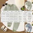 thumbnail image 3 of Gerichy Baby Toddler Boy Girl Fall Winter Clothes Stripe Pullover Pants Sets Infant Long Sleeve Sweatshirt Outfits 12M-5T, 3 of 5