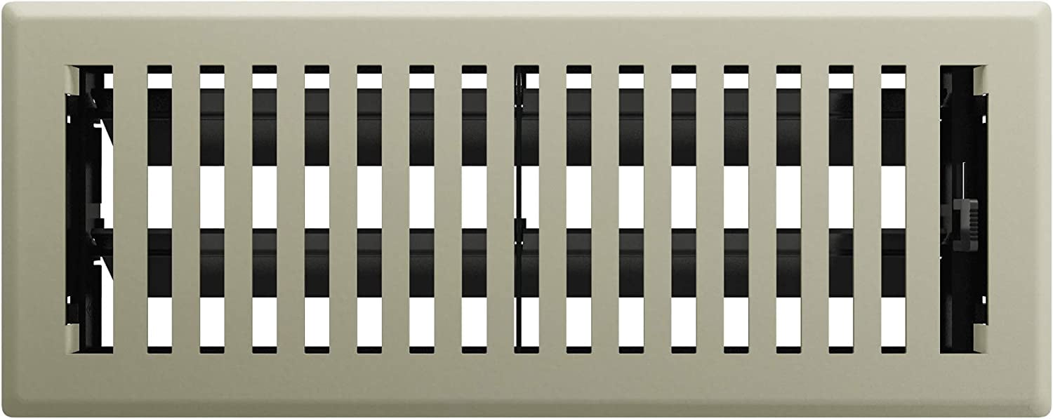 Imperial RG3430 Floor Register, 12 in W Duct Opening, 4 in H Duct Opening, Polystyrene
