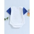 thumbnail image 4 of Bagilaanoe Newborn Baby Girl Rompers Letter Print Short Sleeve Bodysuits 3M 6M 12M 18M 24M Infant Casual One Piece Short Jumpsuit, 4 of 8