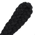 thumbnail image 3 of Boho Keychain Hand Weaving Hollow Style Cotton Rope Black Coating Zinc Alloy Clip Purse Keychain for Car Key, 3 of 5