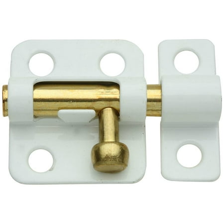 

National Hardware National Hardware N248-492 Window Bolt 0.31 x 2 Steel White