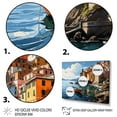 thumbnail image 3 of Designart "Cinque Terre Beige Italy wall art I" Italy Floater Framed Canvas Wall Art, 3 of 7