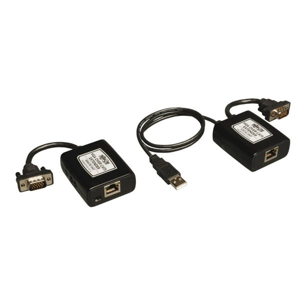 Tripp Lite VGA over Cat5/Cat6 USB TAA/GSA Vidéo Kit d'Extension Alimenté jusqu'à 500 Pieds - Extension Vidéo - over CAT 5/6 - jusqu'à 499 Pieds