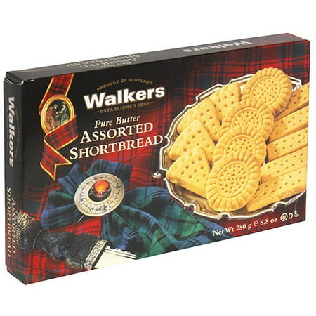 Walkers Assorted Shortbread Cookies, 8.8 oz (Pack of