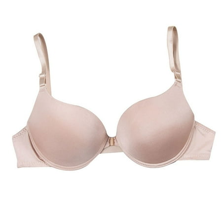 

Liveday 3pcs Front Buckle Glossy Striped Plus Size Underwear Candy Color Underwear Female Bra Adjustable Shoulder Strap New