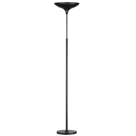 Globe Electric 71 in. Matte Black Energy Star Dimmable LED Floor Lamp Torchiere  12784