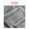 thumbnail image 6 of VEVOR King Size Blanket, 108 x 90 inches, Lightweight and Fuzzy Throw Blanket for Bed, Cozy Grey King Blanket for All Season, Warm Plush Machine Washable Bedding, Grey, 6 of 8
