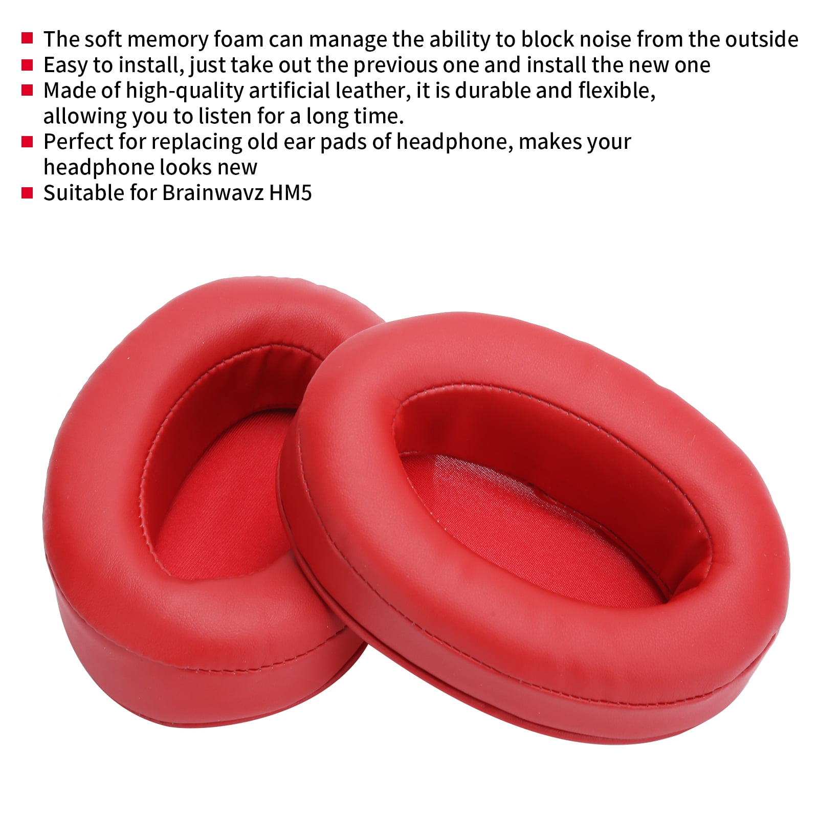 LAFGUR Headphone Cushions, Noise Reduction Headset Ear Covers For