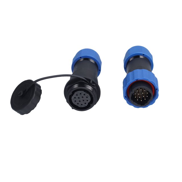 Toma de corriente a prueba de agua, conector a prueba de agua, montaje IP68, conector industrial, conector de alimentación industrial, construido para durar