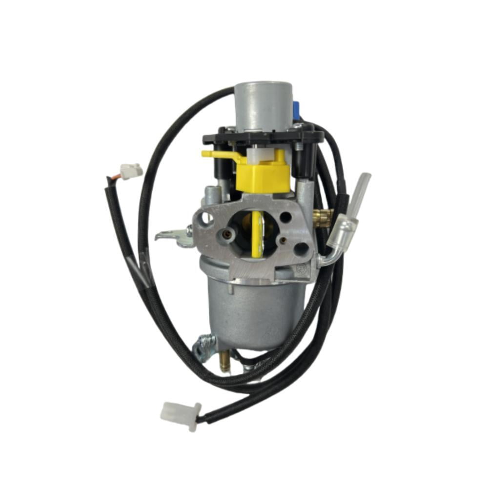 POWER PRODUCTS Carburetor Assembly with Stepper Motor, Gaskets & Fuel Line for Predator 5000 Watts Dual-Fuel Inverter Generator (Fits SKU 71367, 70143)