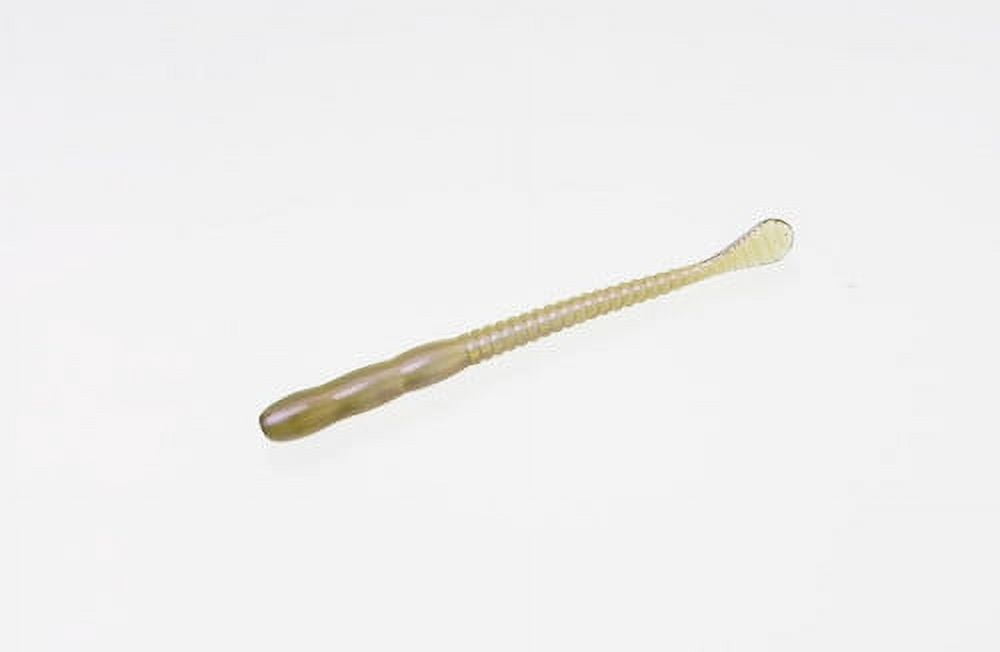 Zoom Meathead Green Pumpkin Soft Plastic Fishing Worm