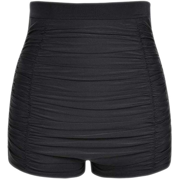 DabuLiu Swim Shorts Women Tummy Control High Waisted Boy Shorts Boyleg