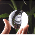 thumbnail image 2 of Bola de cristal de diente de león, bola de meditación pisapapeles para decoración del hogar con soporte de cristal Levamdar YZY758-1, 2 of 3