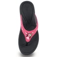 thumbnail image 5 of GP Memory Foam Flatform Flip-Flop Sandals: 7530 Fuchsia, EU36 (US Size 5 - 5.5), 5 of 7