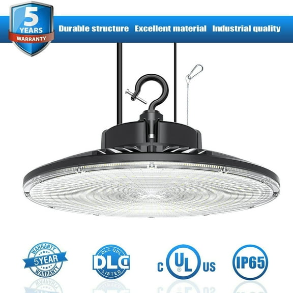 150 Watts UFO LED Light High Bay 5000K Warehouse Industrial Lighting AC 277-480V