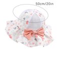 thumbnail image 3 of Clearance under $5-Shldybc Toddler Baby Summer Sun Protection Fashion Heart Print Mesh Breathable Sun-hat Cute Sunscreen Hat Cap, Baby Sun Hat on Clearance( Pink, 1-4 Years ), 3 of 6