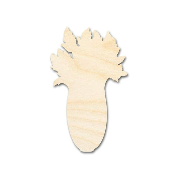 Unfinished Wood Celery Shape 20" / 1/2"