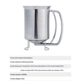 thumbnail image 5 of Stainless Steel Pancake Batter Dispenser - Great for Baking,Cupcakes,Muffins-Cooking Crepes,Waffles -Measuring Gauge in Mls and cups, 5 of 5