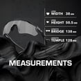 thumbnail image 5 of Oakley OO9208 Radar EV Path Shield Shaped Polarized Sunglasses for Men - Includes Official Eyewear Kit - Carbon Frame Frame with Prizm Black Lens, 5 of 7