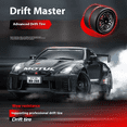 thumbnail image 5 of MN-268 1/16 Scale RC Drift Car, 2.4G RWD Dual-Speed Control High-Speed Electric Drift Racing Car with Gyro, Interactive LED Lights & 2 Tire Sets, RTR Racing Toy for Hobbyist, 5 of 5