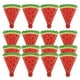 thumbnail image 4 of KAKOWELY 16 platos de papel de sandía para fiestas, platos de postre desechables, platos moldeables de sandía, 4 of 5