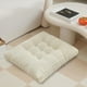 thumbnail image 5 of Funda de almohada de terciopelo grueso, cojín para silla, sofá, ventana flotante, tatami, asiento de coche, futón para arrodillarse, lavable, tamaño 17,72 x 17,72 pulgadas., 5 of 6
